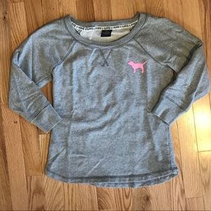 Victoria’s Secret Pink gray sweatshirt